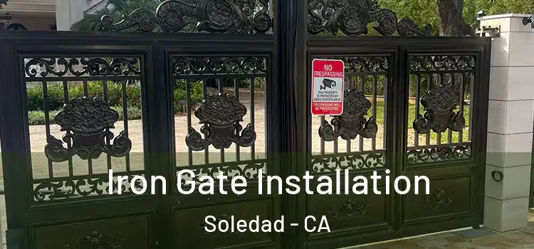 Iron Gate Installation Soledad - CA